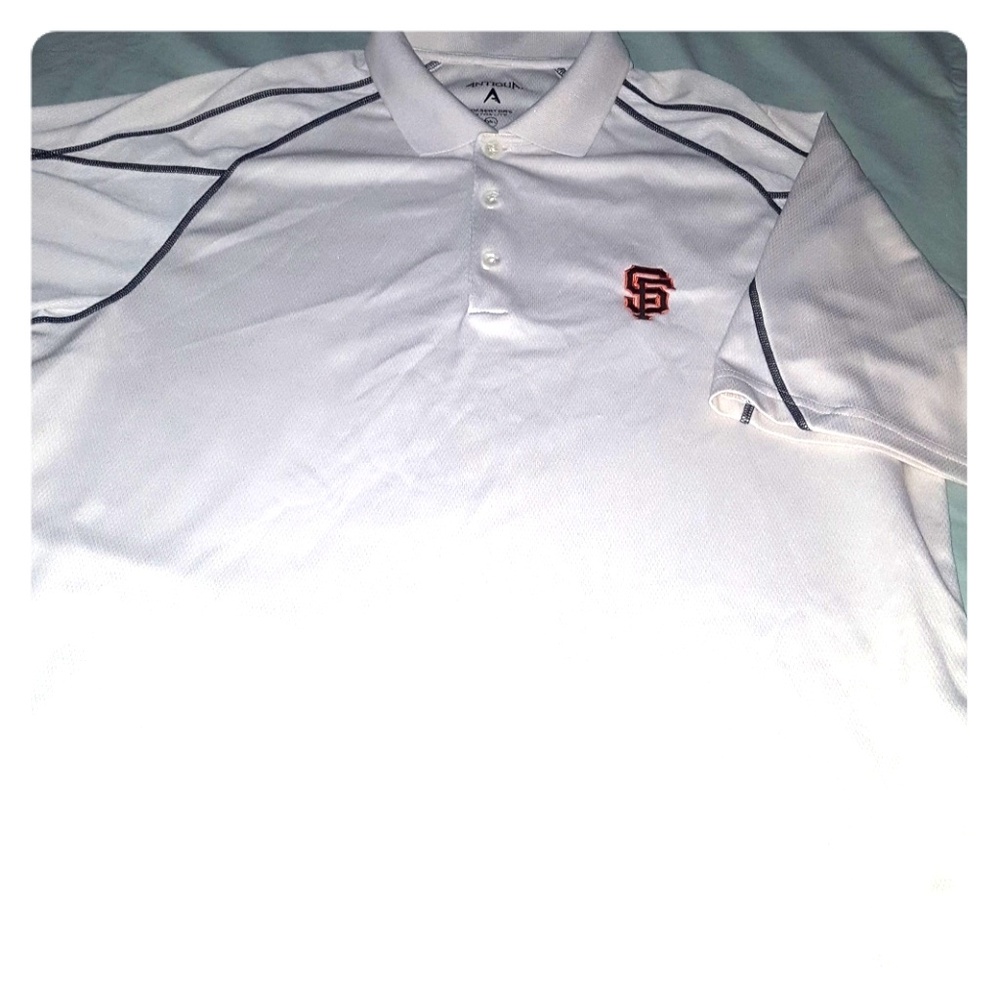 Antigua San Francisco Giants Gold Polo